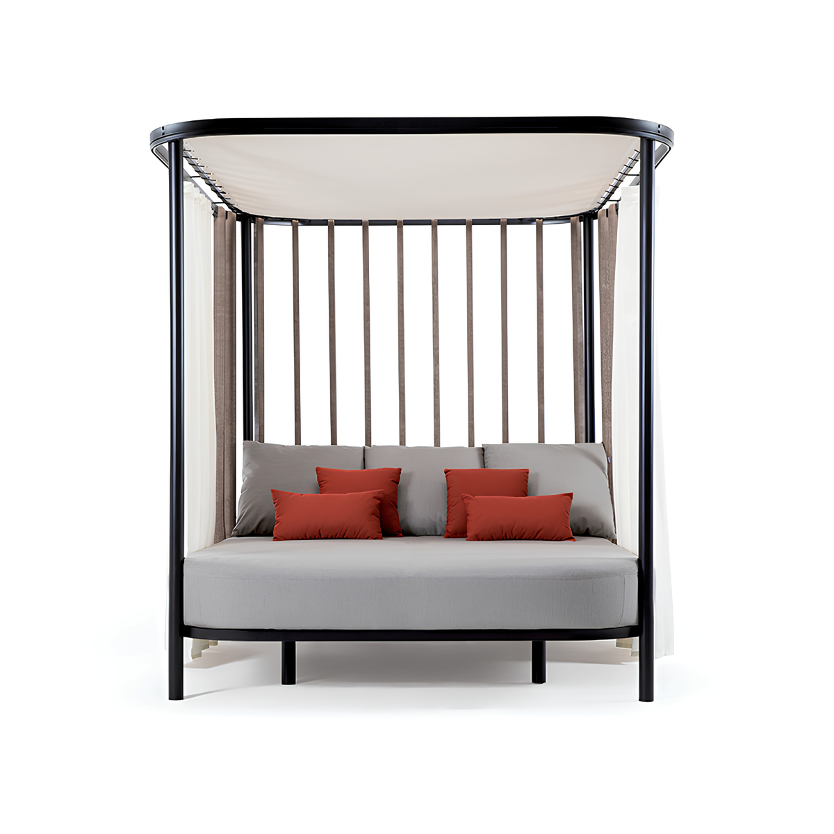 Swing Alcove With Curtains
