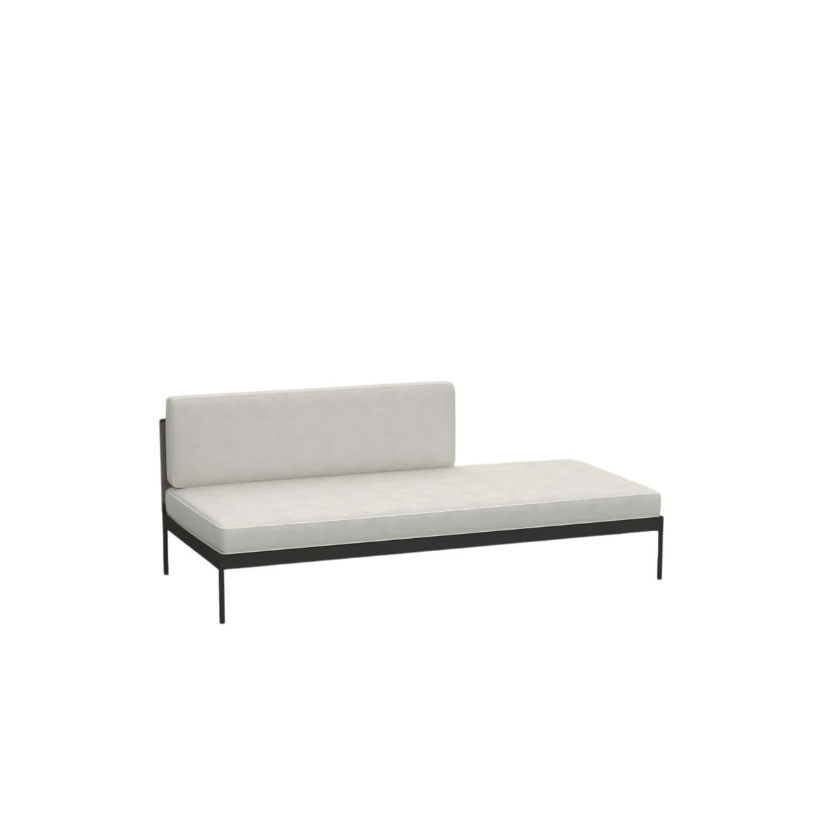 Basket 3 Seater Central Module 200 x 90 cm with 135 cm Backrest