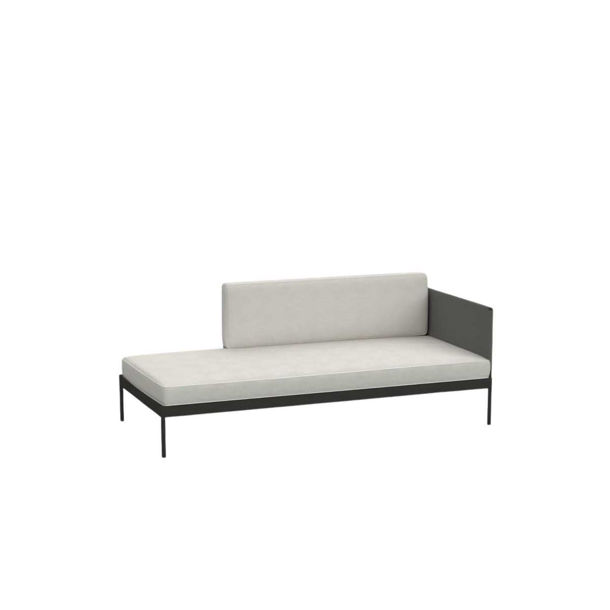 Basket 3 Seater Left Module 200 x 90 cm with 135 cm Backrest