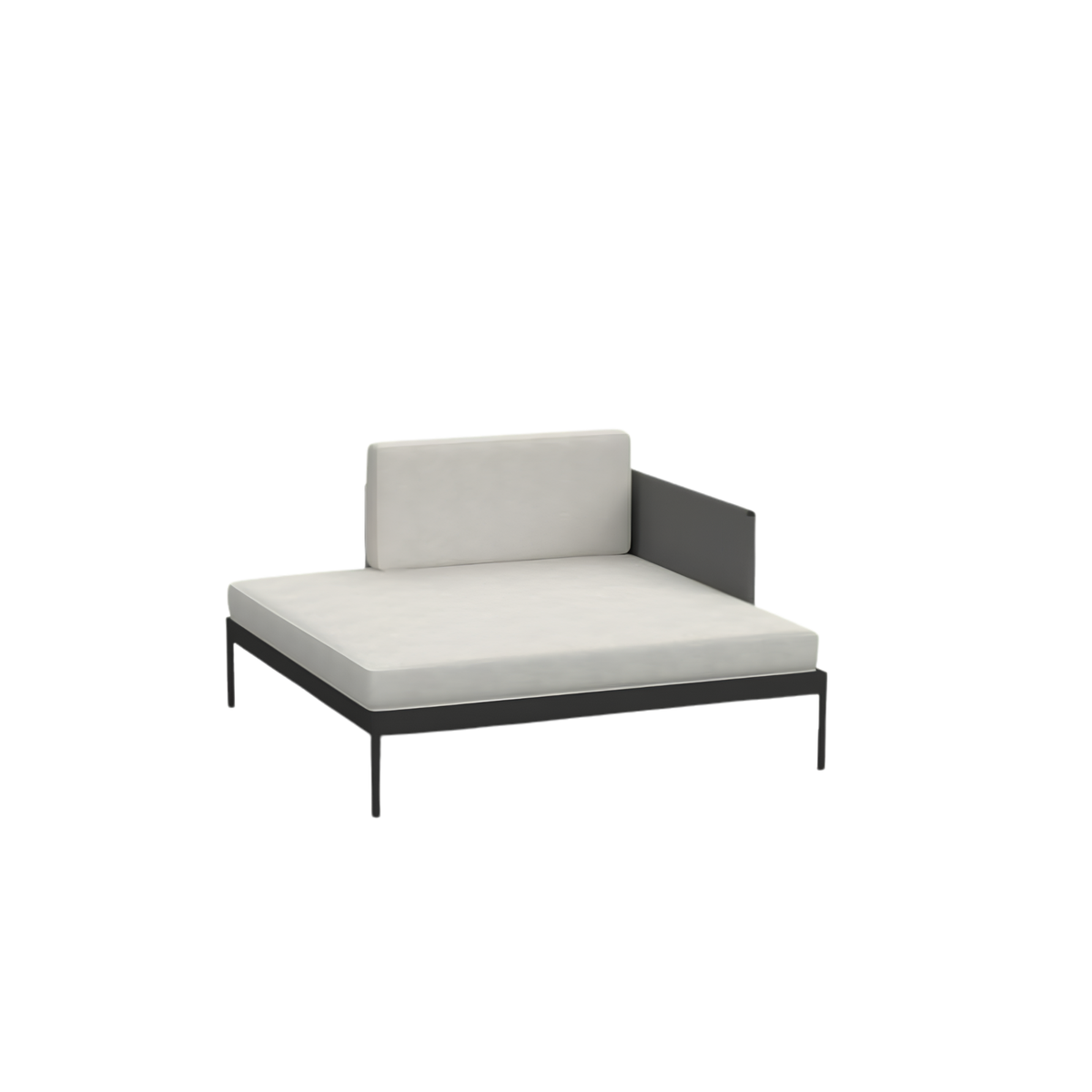 Basket 2 Seater Left Module 135 x 135 cm with 90 cm Backrest