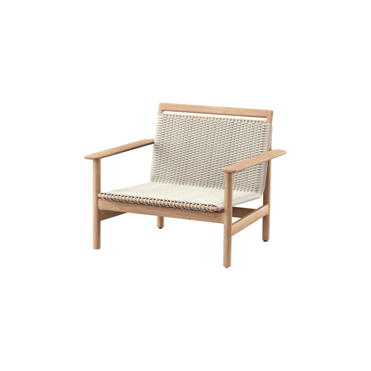 Montauk Lounge Chair with Arm Teak