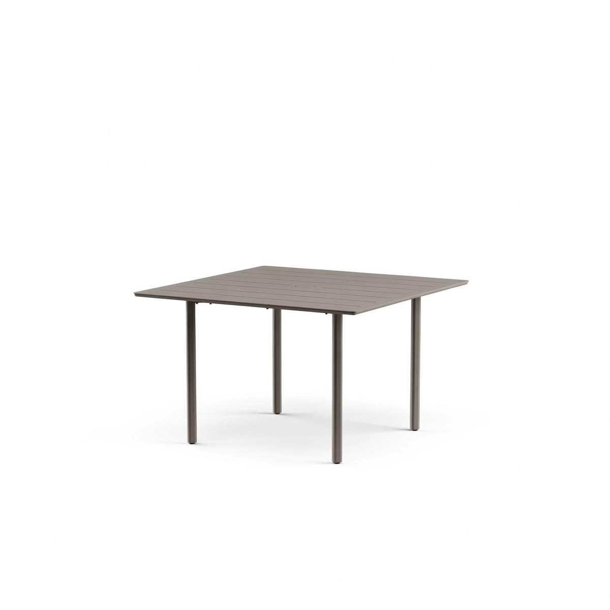 Taos Dining Table Aluminium Top with Umbrella Hole 122 x 122 x 76 cm
