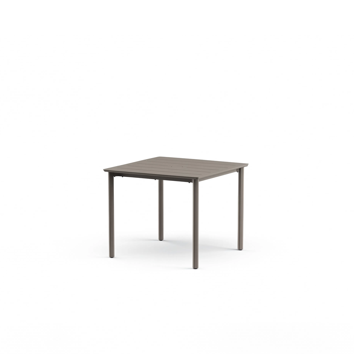 Taos Dining Table Aluminium Top with Umbrella Hole 91 x91 x 76 cm