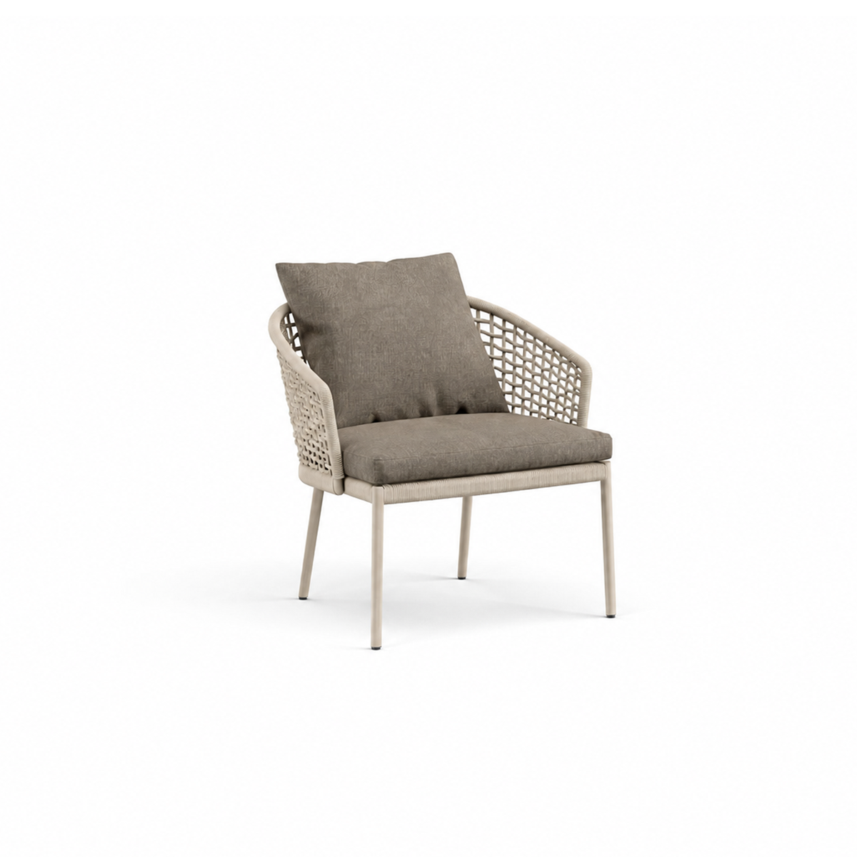 Tribeca Lounge Chair with Aluminium Legs