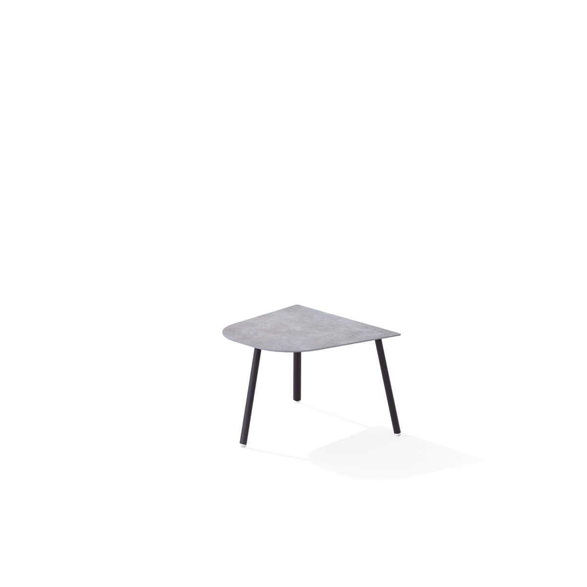 Mosaiko Side Table with Porcelain Stoneware Top 50 x 56 x 38 cm