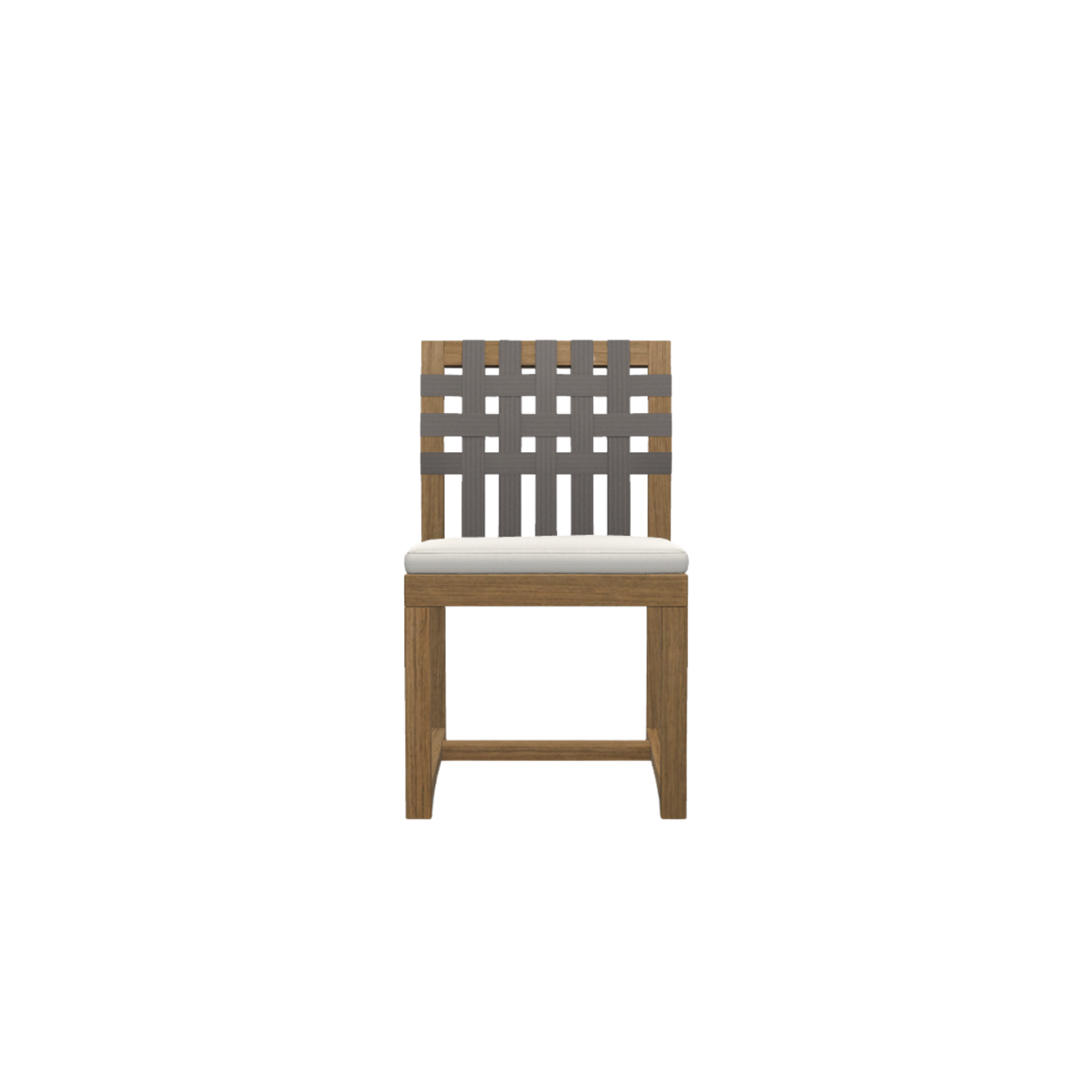 Roda Network Chair in teak with woven belts