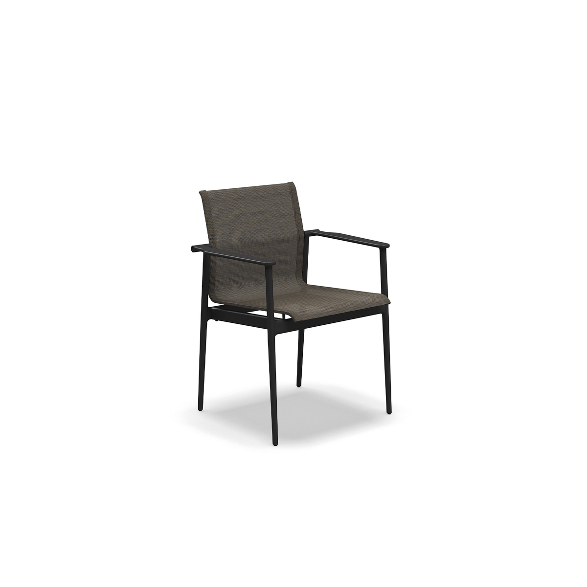 180 Stacking Chair with Aluminium Arms