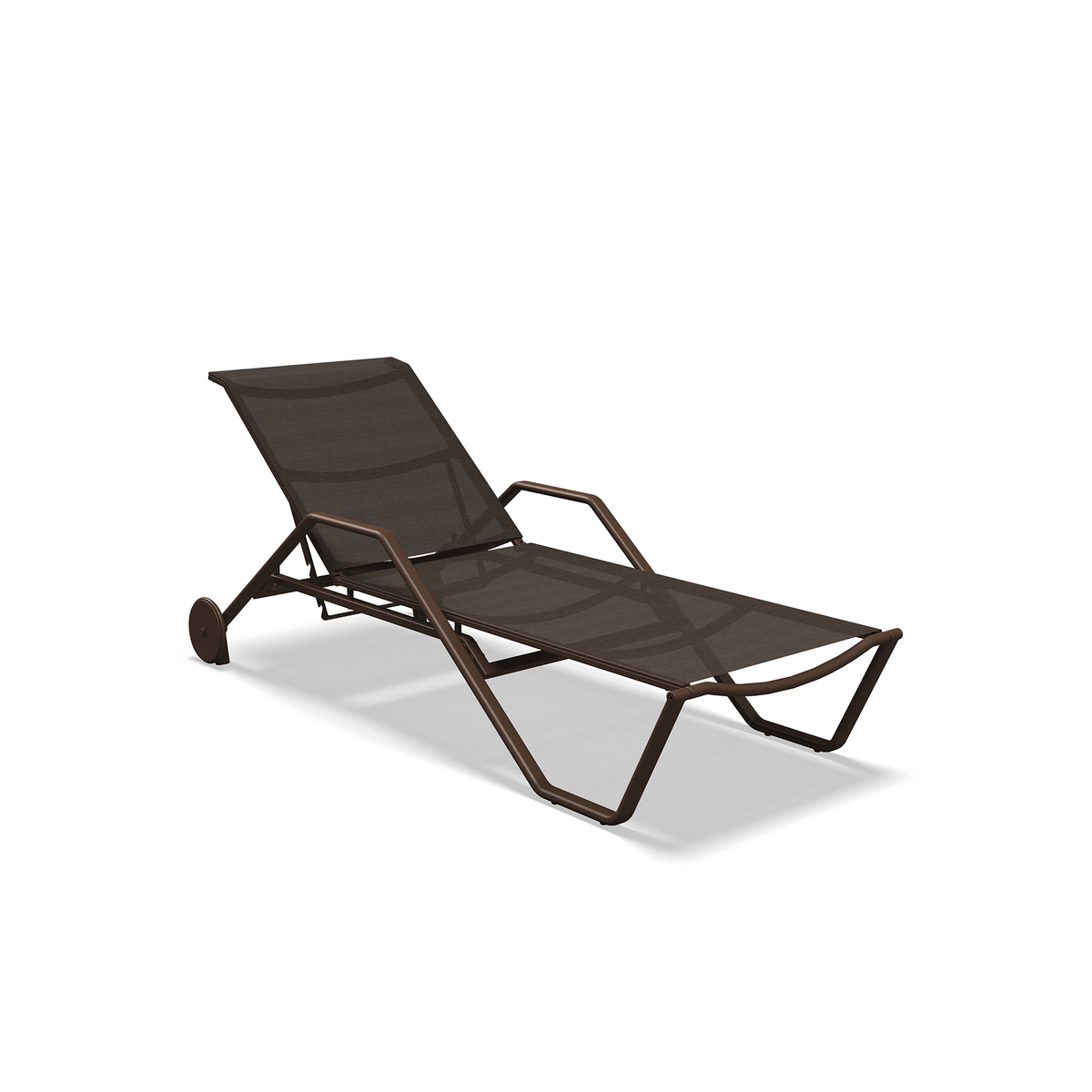 180 Stacking Lounger with Aluminium Arms