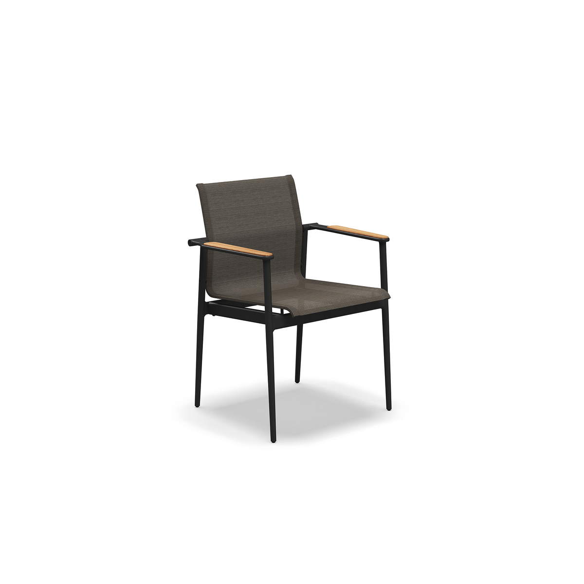 180 Stacking Chair with Teak Arms