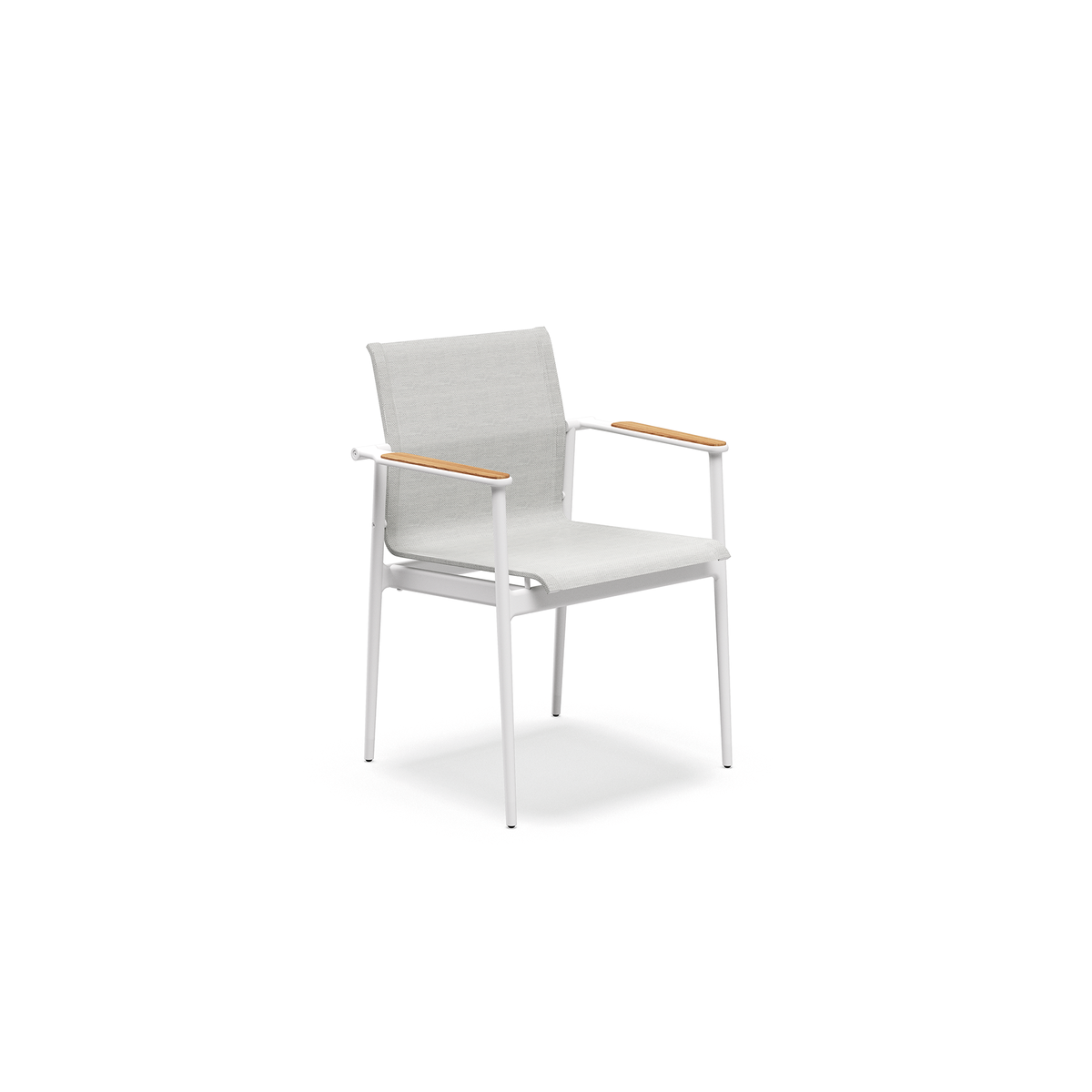 180 Stacking Chair with Teak Arms