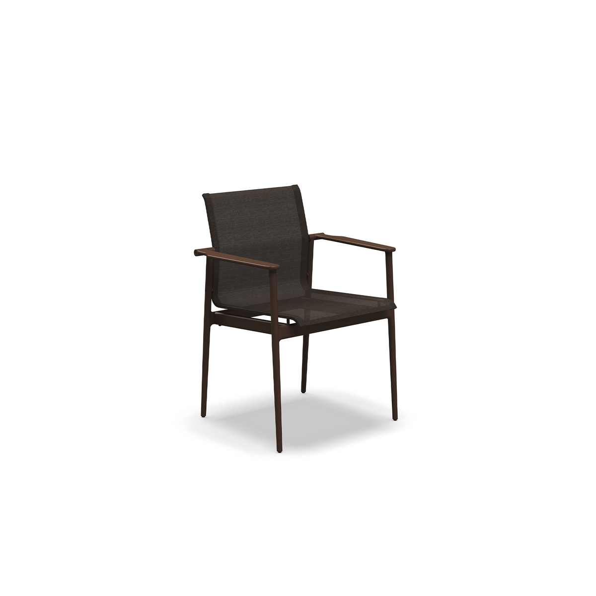 180 Stacking Chair with Aluminium Arms