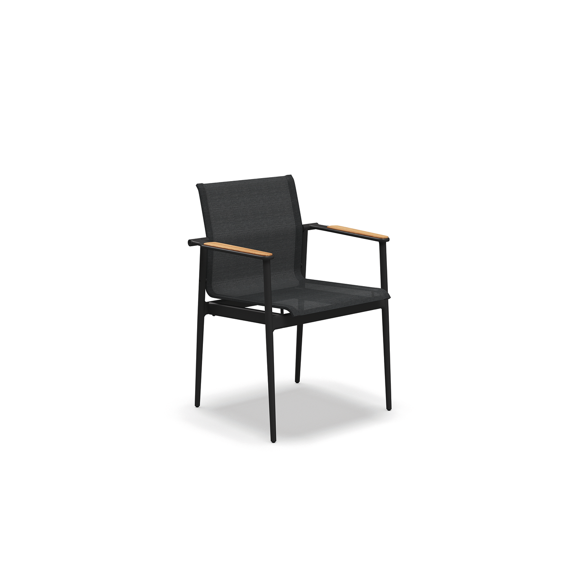 180 Stacking Chair with Teak Arms