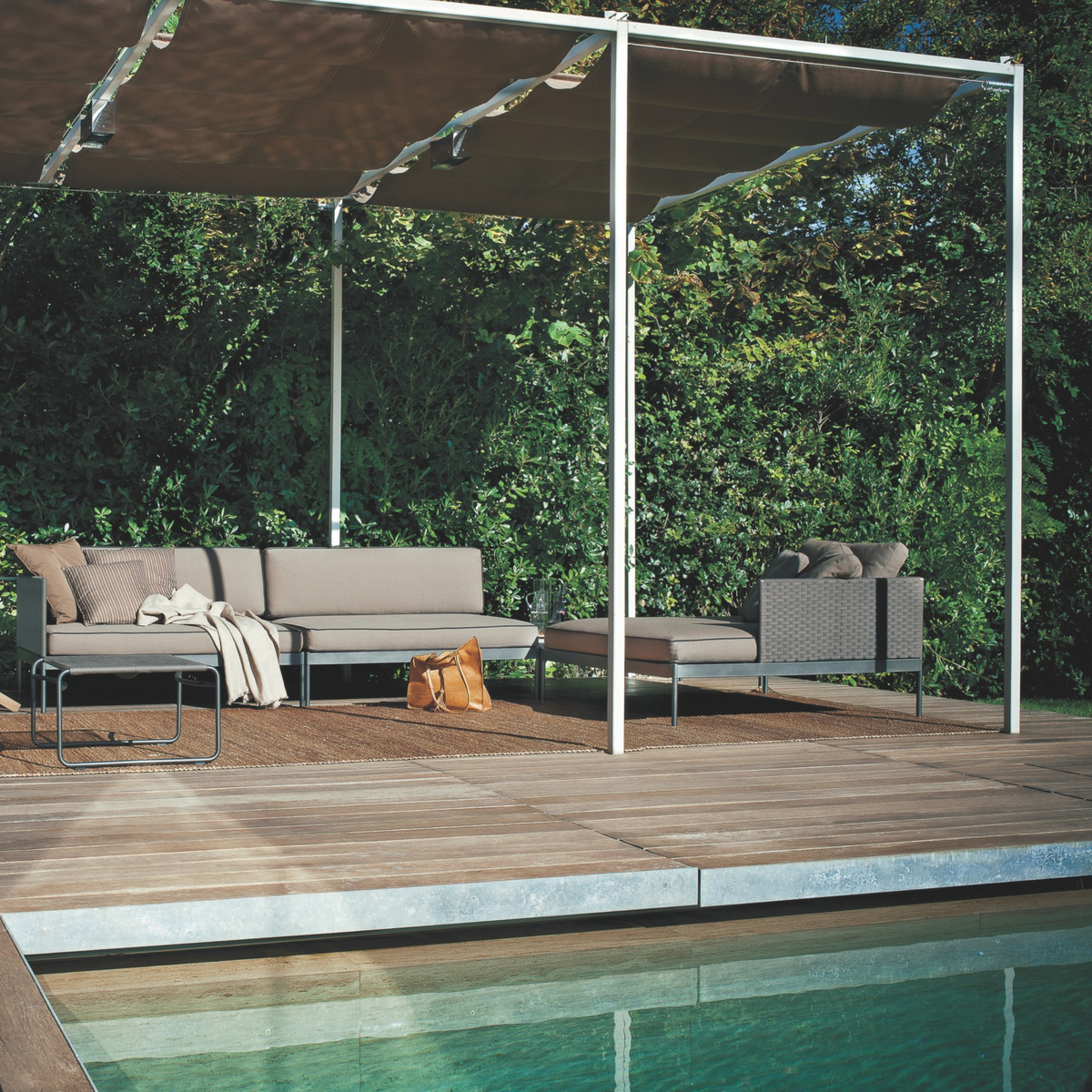 Basket 2 Seater Right Module 135 x 135 cm with 90 cm Backrest