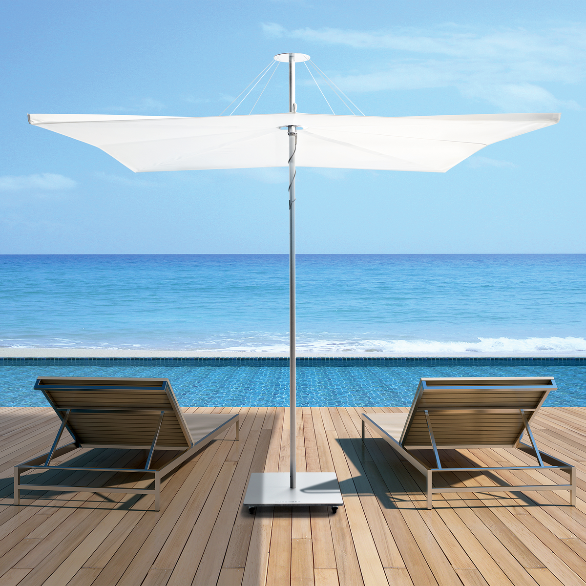 Infina Square Center Post Umbrella 3 x 3 m