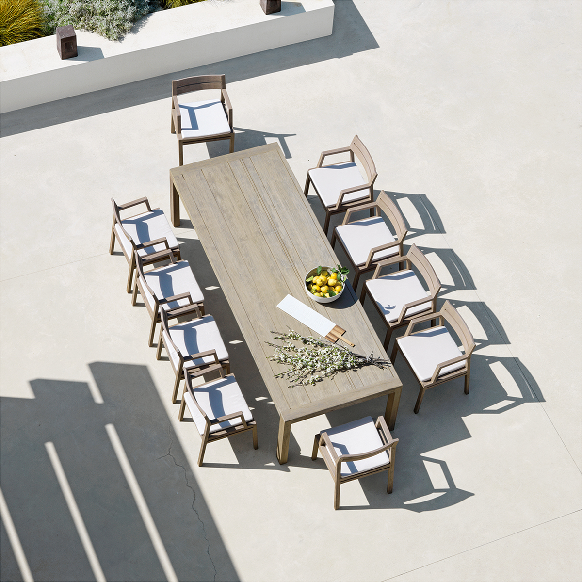 Costes Rectangular Dining Table 240 x 160 x 75 cm